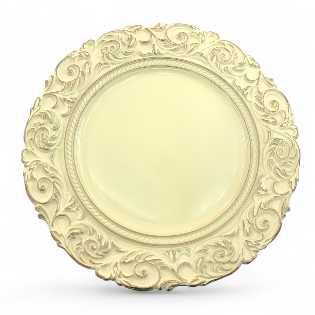 PLATO BASE BEIGE 35.5CM