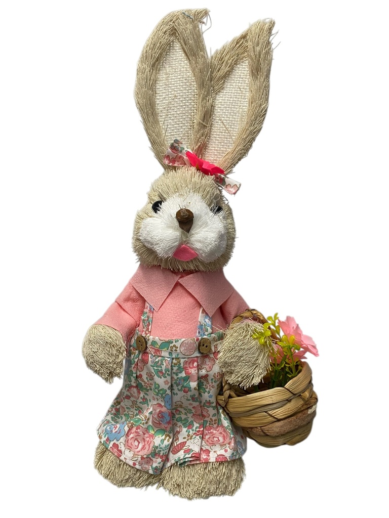 CONEJA DE PASCUA ROSE 35CM