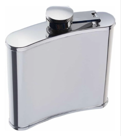 CAMINERA PLATEADA METALICA 5OZ.