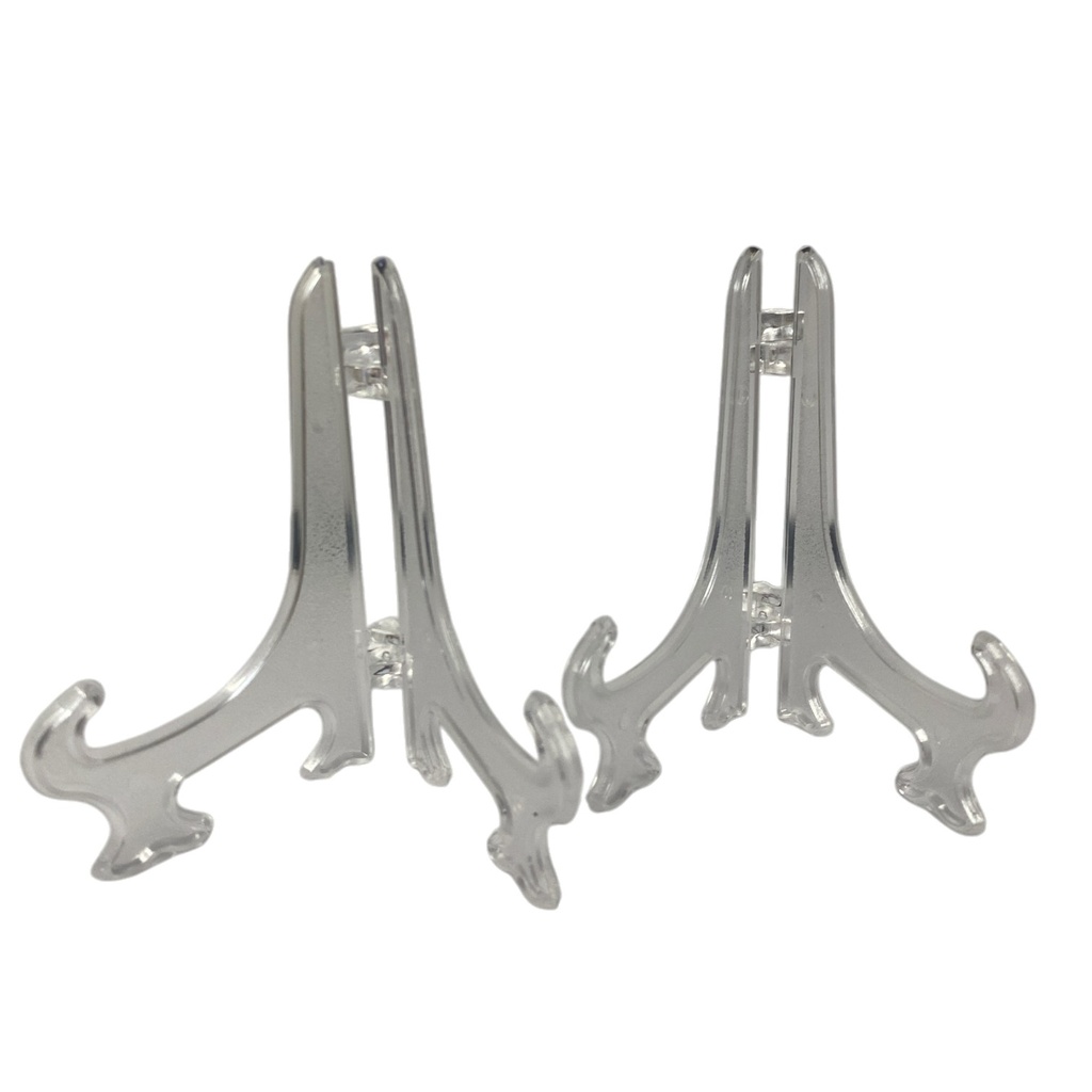 ATRIL ACRILICO TRANSPARENTE SETX2. 14CM.