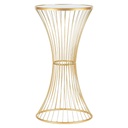 FI-2024-522 MESA ESQUINERA METAL Y VIDRIO 40X79CM