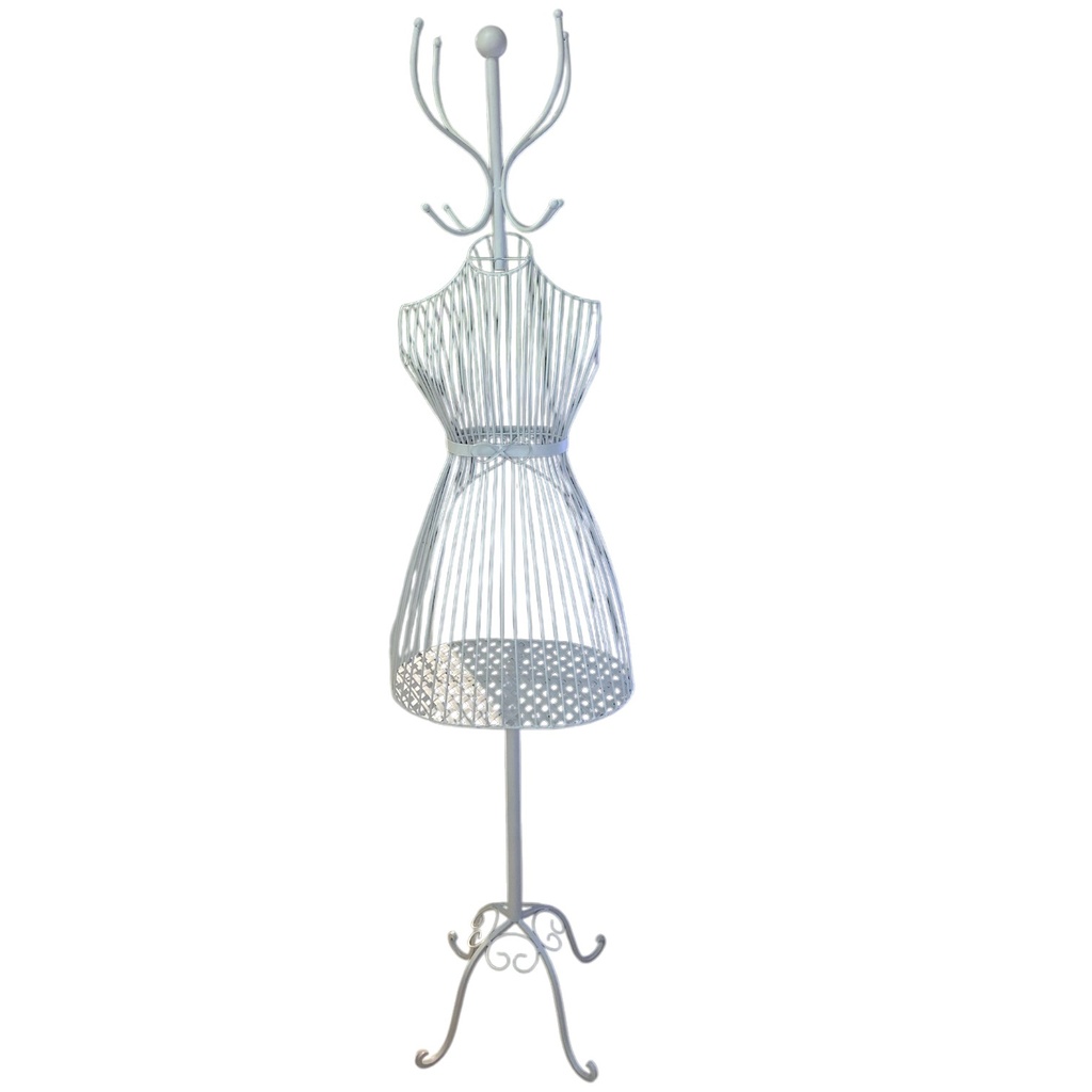 FI-2024-536 PERCHERO VESTIDO METALICO 40X30X170CM