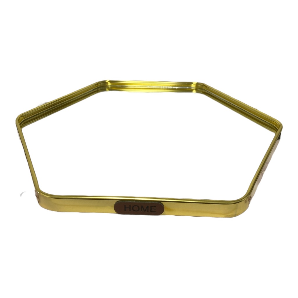 BANDEJA, CENTRO DE MESA HEXAGONAL 28.5X28.5CM