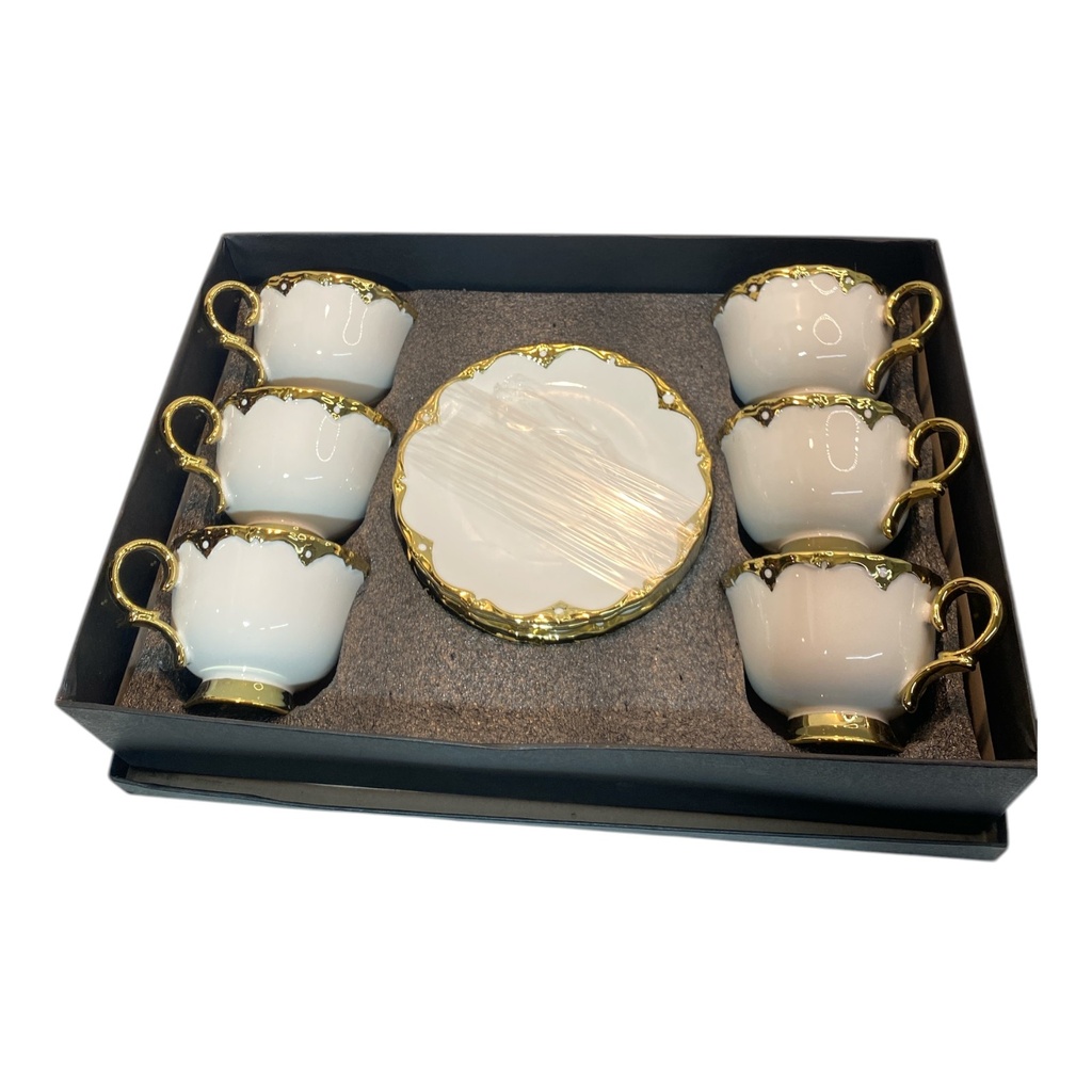 SET DE TAZAS PORCELANA 12PCS 200ML