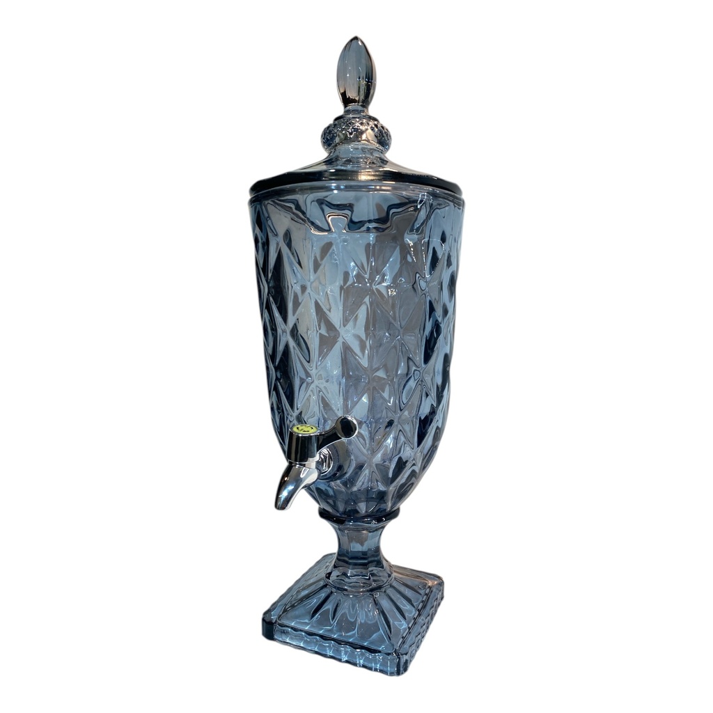 DISPENSADOR DE BEBIDAS/CRISTAL CELESTE 3LITROS.