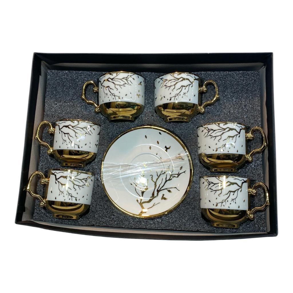 SET DE TAZAS PORCELANA 12PCS.