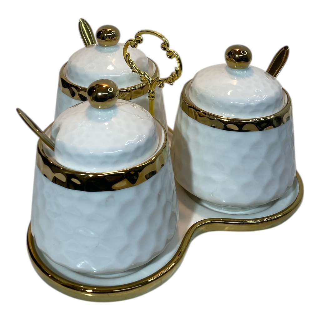 SET DE RECIPIENTES DE CERAMICA 7PCS. 