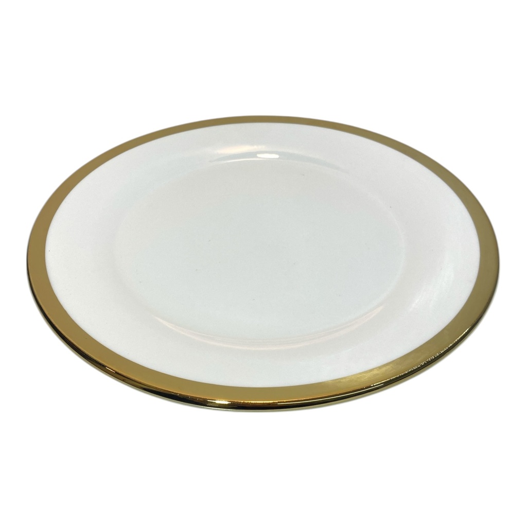 PLATO DE PORCELANA 23.5X2CM