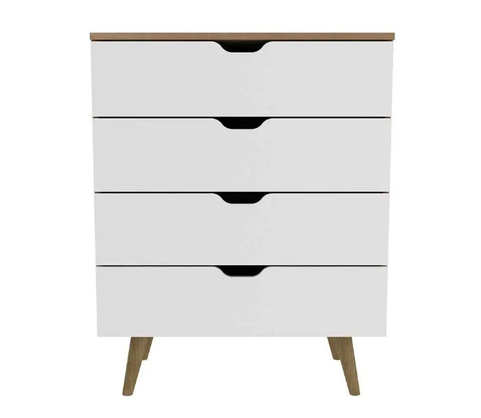ARMARIO CAJONERA NOGAL BLANCO/CARVA 68X93X41CM