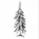 ARBOL DE NAVIDAD PLUMA NEVADO 90CM