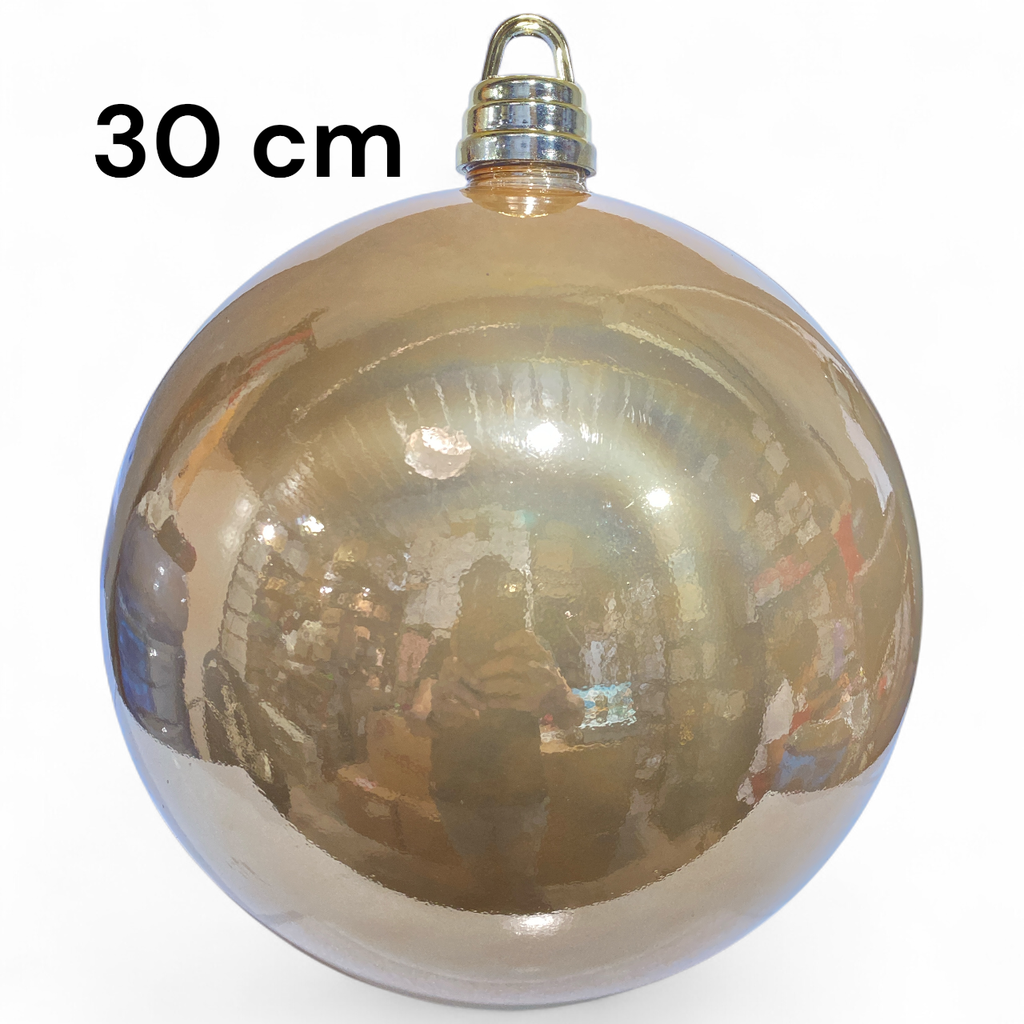 ESFERA NAVIDAD 30CM DORADA