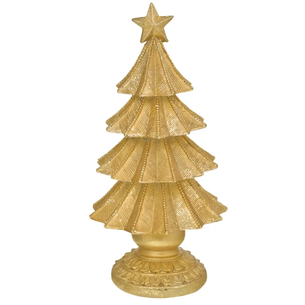 ARBOL DEC. DORADO 15X31CM REF:TG632853