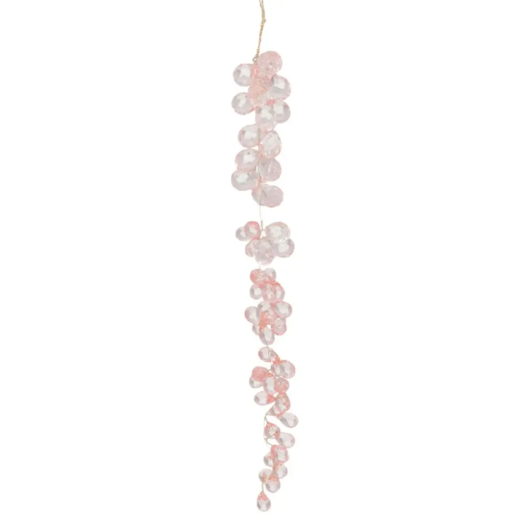 COLGANTE DE CRISTAL ROSE GOLD REF:ES27025 32CM