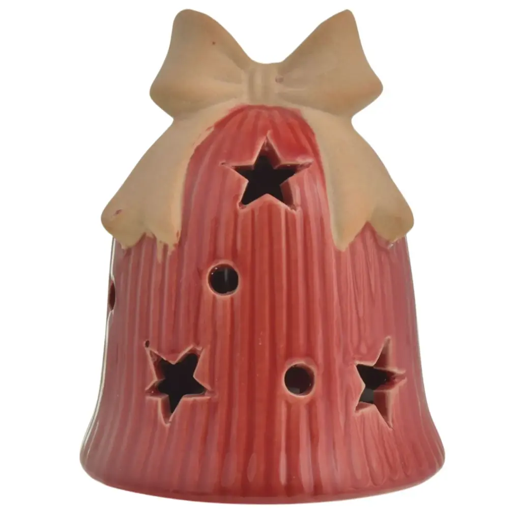 CAMPANA ROJA C/LUZ 8X10CM REF:HXM245107