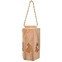 CANDELABRO COLGANTE DE MADERA 27X16CM REF:ES26812 