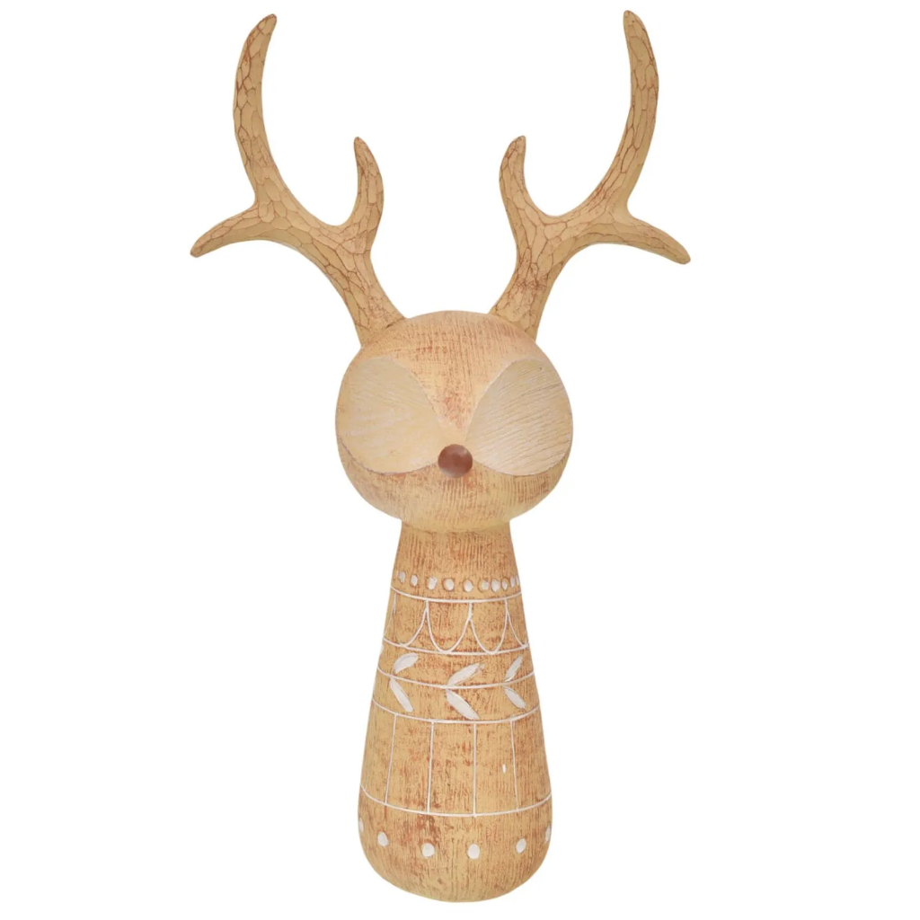 Cabeza de reno maderado  TGZH0069 23,5X13X40cm