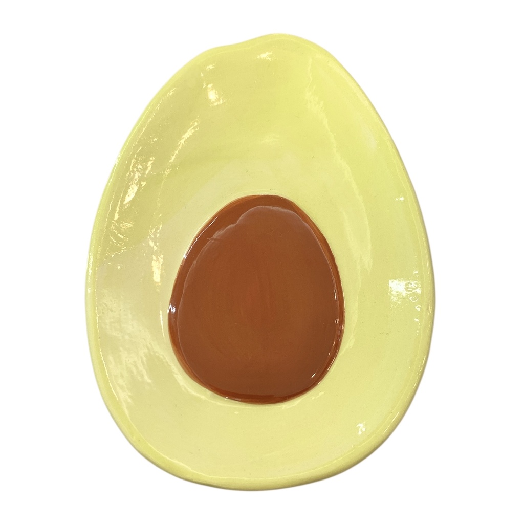 PLATO TENDIDO AGUACATE 19X14CM REF:LD25011