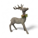 ADORNO NAV. RENO GRIS, RESINA 24X13X35CM REF:TGHC0001