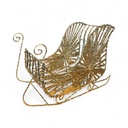 TRINEO NAVIDAD CHAMPAGNE REF: ES27276   37X23X16CM