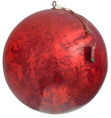 ESFERA NAVIDAD 25CM ROJA REF: ES26543