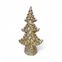 ADORNO ARBOL NAV. DORADO RESINA, TGXY0448 17X9X30CM