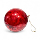 ESFERA NAVIDAD, ROJA REF: ES26545.  20CM