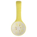 PORTA CUCHARAS LIMON, DOLOMITA 11X26CM REF:NH19A0410. 