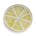 PLATO TENDIDO LIMON, DOLOMITA, REF: NH21A2304G  Ø13CM