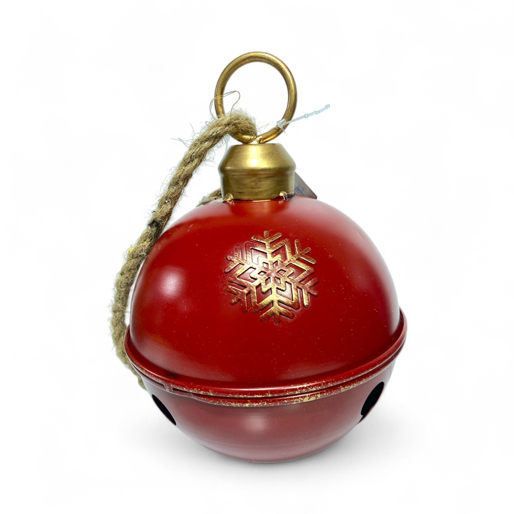 CASCABEL NAVIDEÑO ROJO REF:ES27077 16X23CM