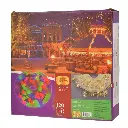 GUIRNALDA DE ESTRELLAS CÁLIDA 30MTS 120L, DOBLE CONECTOR REF:AL-25S004