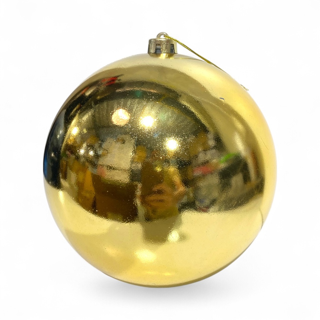 ESFERA NAVIDAD 20CM DORADA
