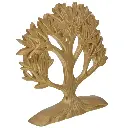 ADORNO ARBOL RESINA DORADO REF:HM0952 20X4.2X20CM