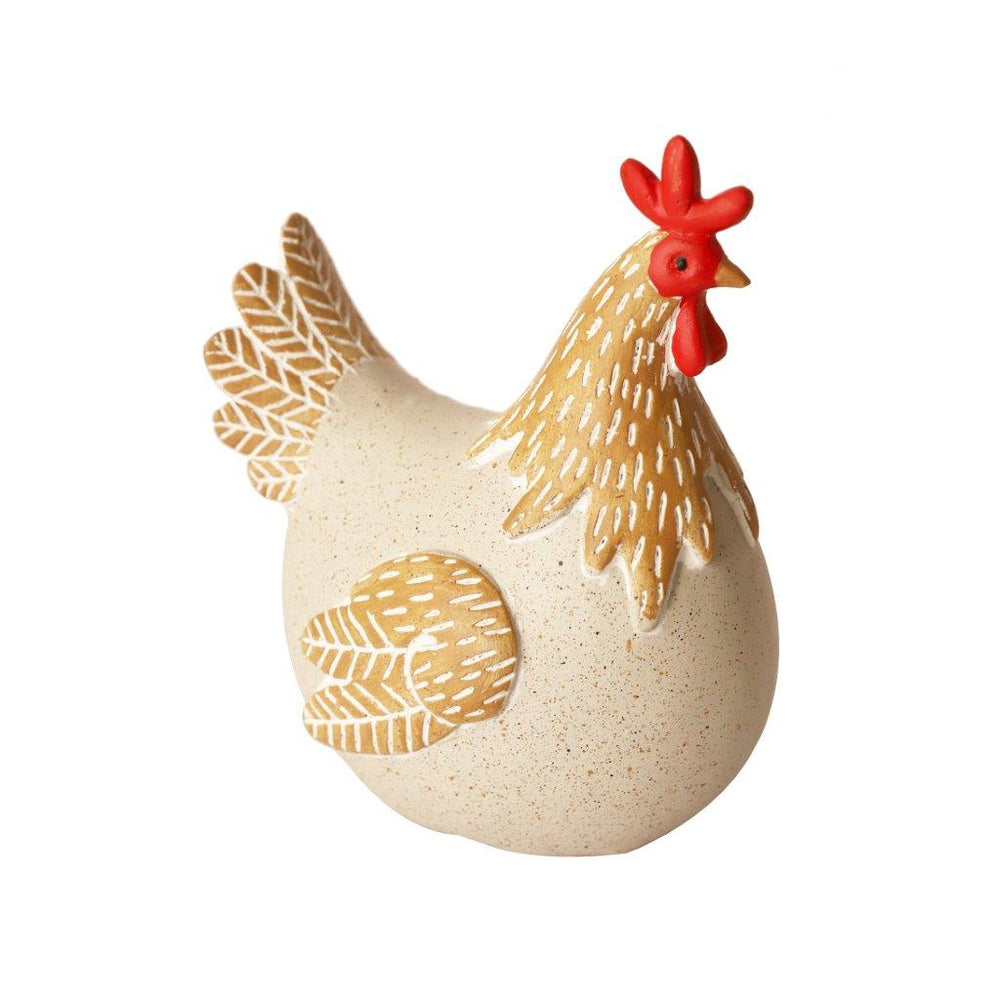 ADORNO RESINA GALLO REF:HM0938 13X9X16CM