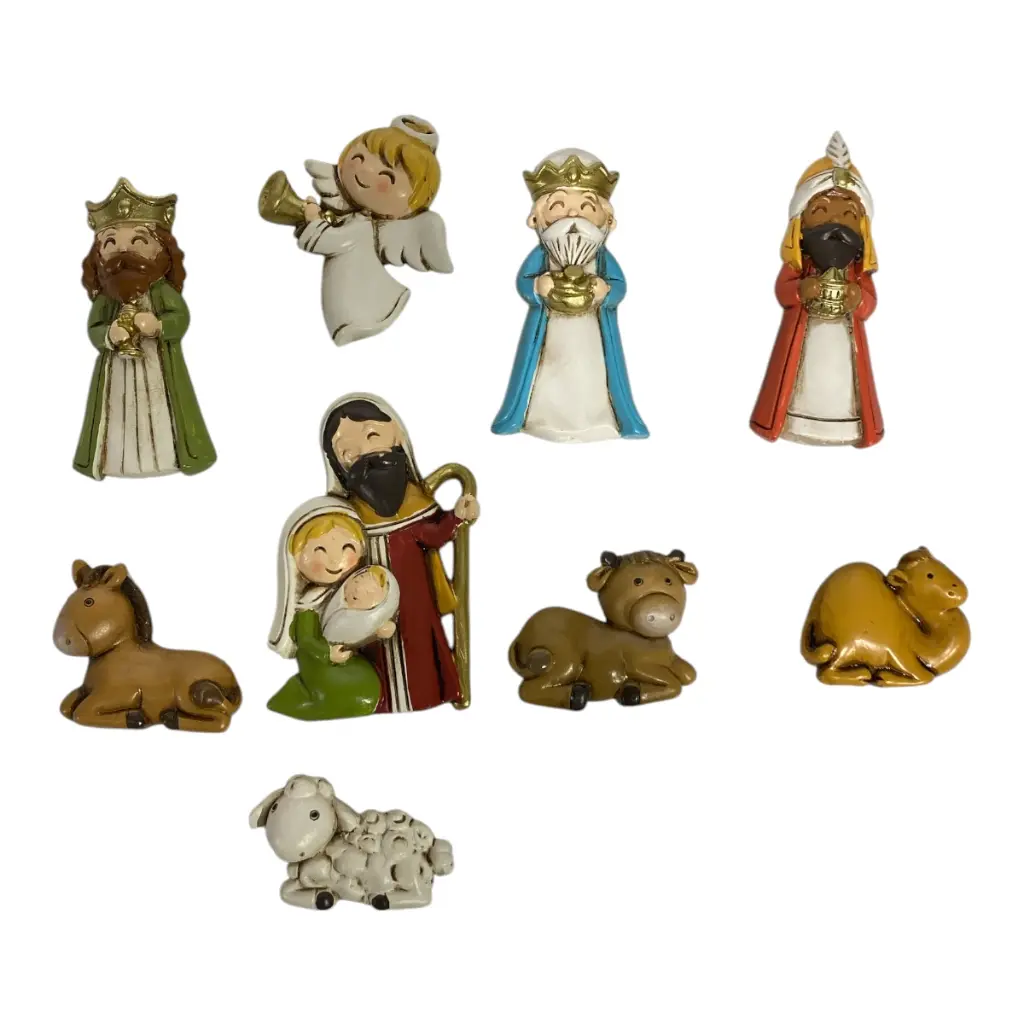 NACIMIENTO MINI MAGNETICO 9PZ. 7CM