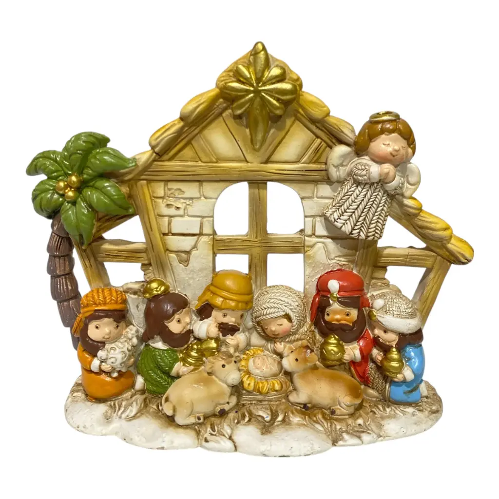 NACIMIENTO PEQUEÑO POLIRESINA 1PZS. 15X3.5X11CM