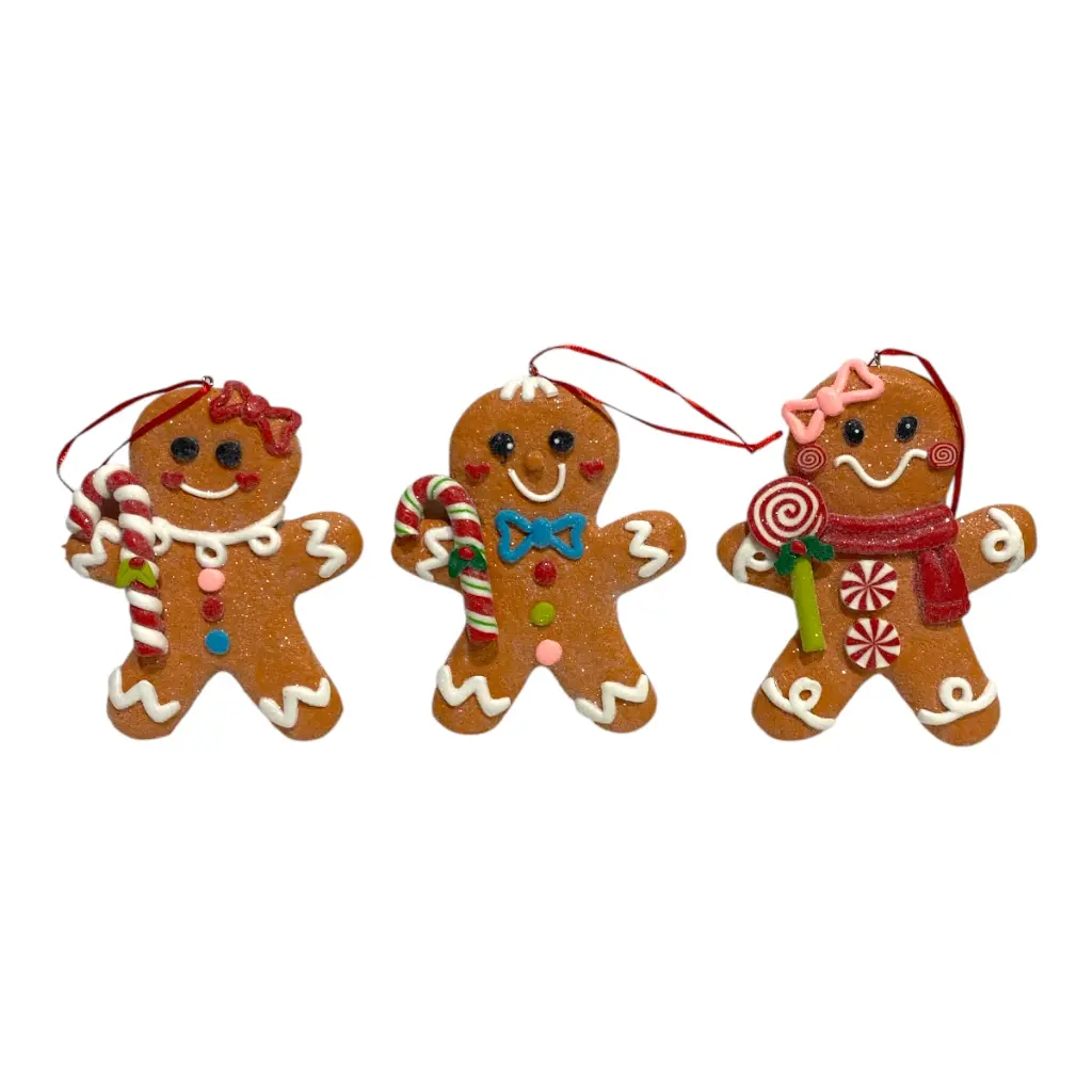 MUÑECO JENGIBRE COLGANTE 14X11CM