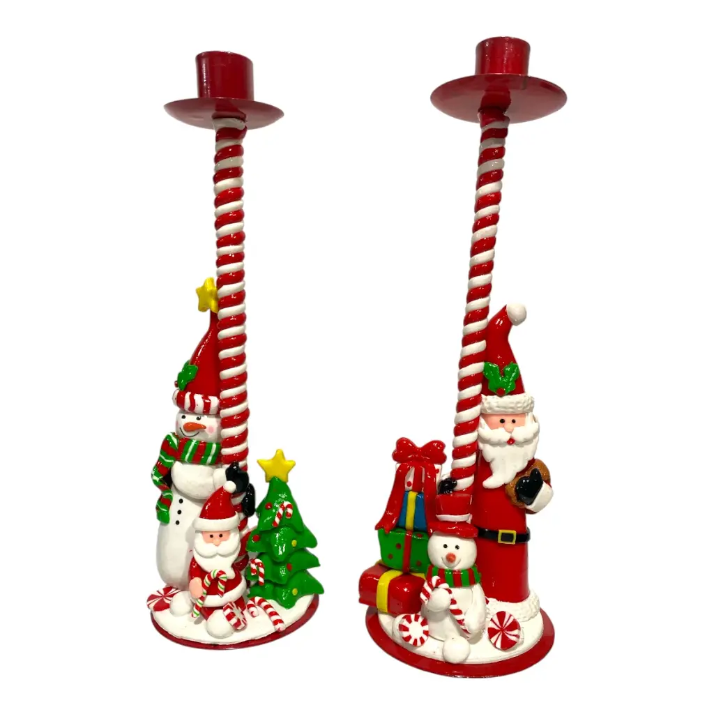 CANDELABRO CANDY 2MODELOS 8.5X27CM C/U