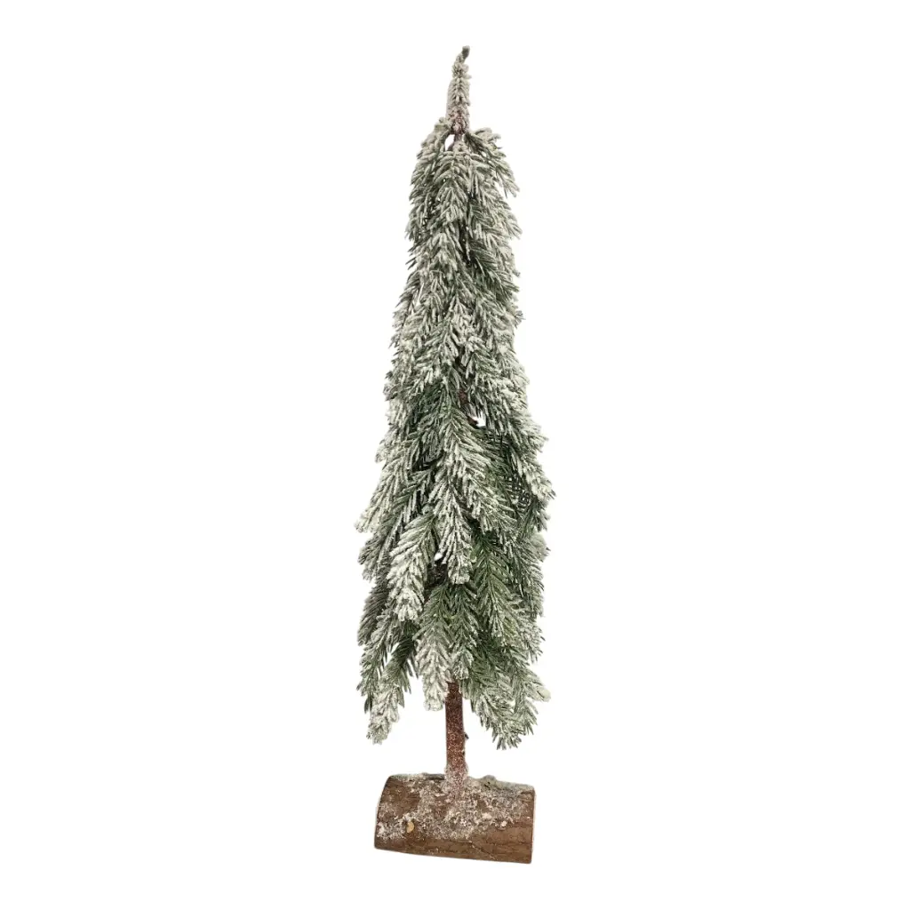 ARBOL NEVADO EN TRONCO 15X73CM