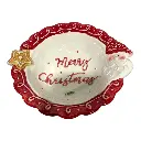 POZUELO NAVIDEÑO PORCELANA MERRY CRISTMAS 21X7CM