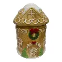 BOMBONERA NAVIDEÑA JENGIBRE PORCELANA 13X18CM