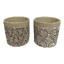 MACETA CERAMICA 4 MODELOS 14X13CM