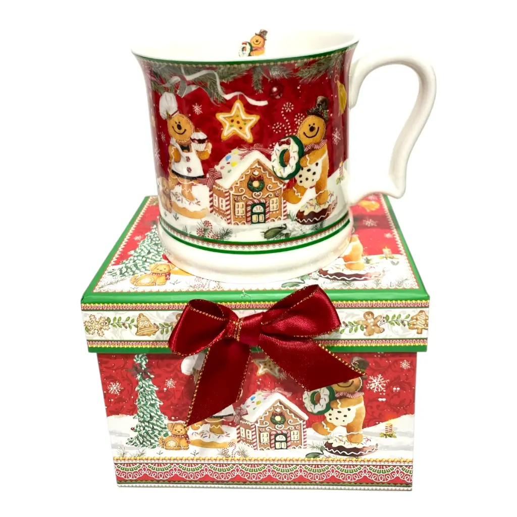 JARRO JENGIBRE NAVIDEÑA PORCELANA 350CC