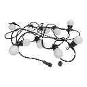 LUCES LED 10 FOCOS LUZ CALIDA 5METROS DOBLE CONECTOR