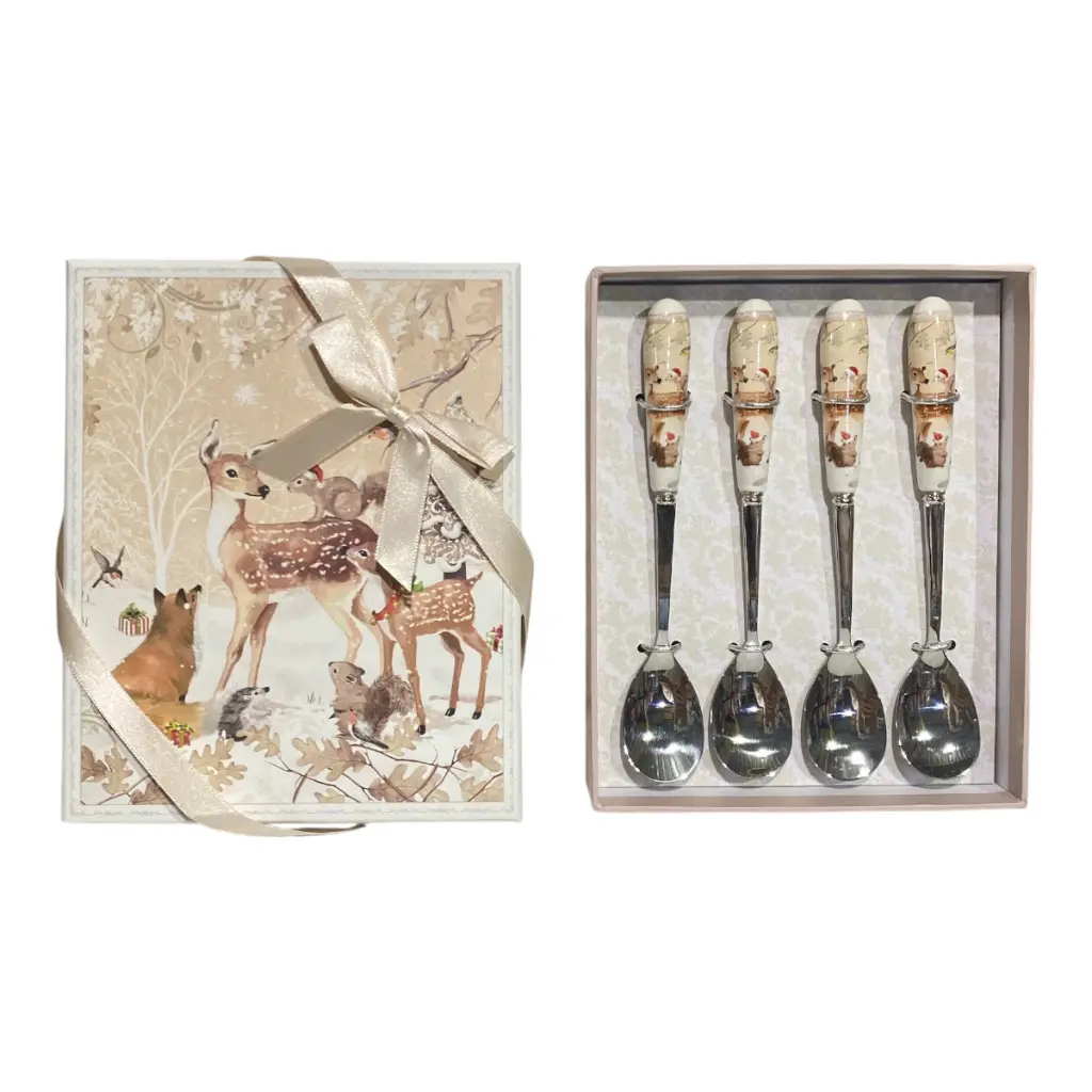 CUCHARAS RENO SETX4PZS. 14X17X2CM Y 15CM CADA CUCHARITA