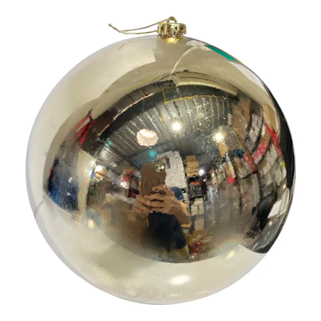 ESFERA NAVIDAD 20CM DORADA