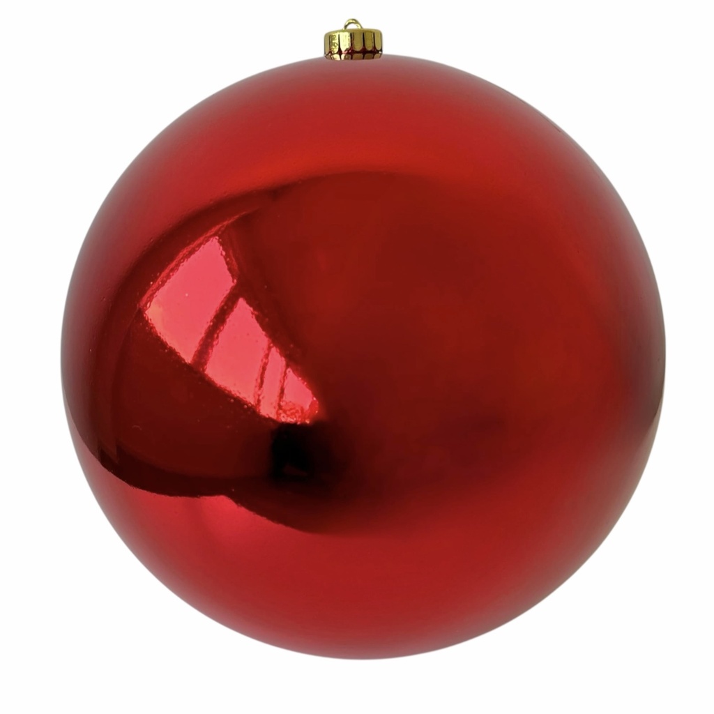 ESFERA NAVIDAD 20CM ROJA PREMIUM