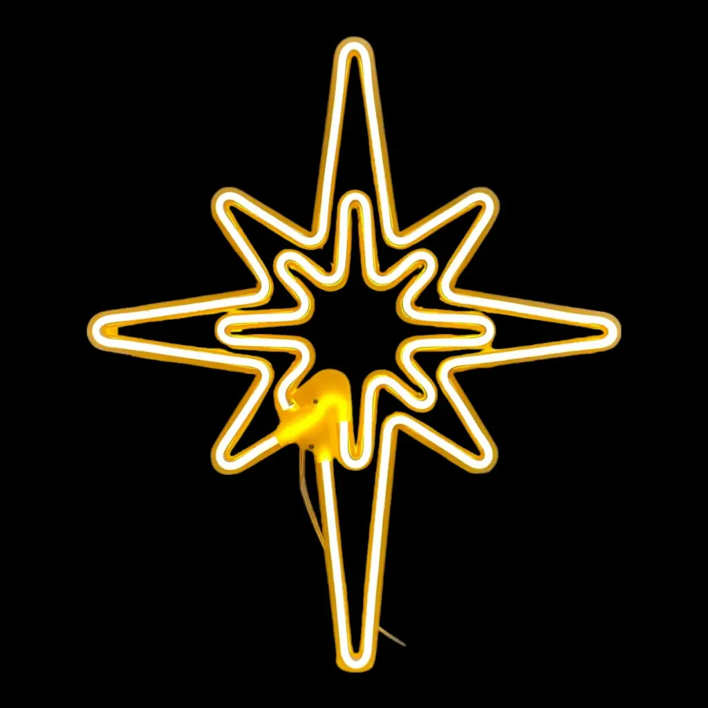 LUZ LED ESTRELLA BELEN CALIDA 44X52CM