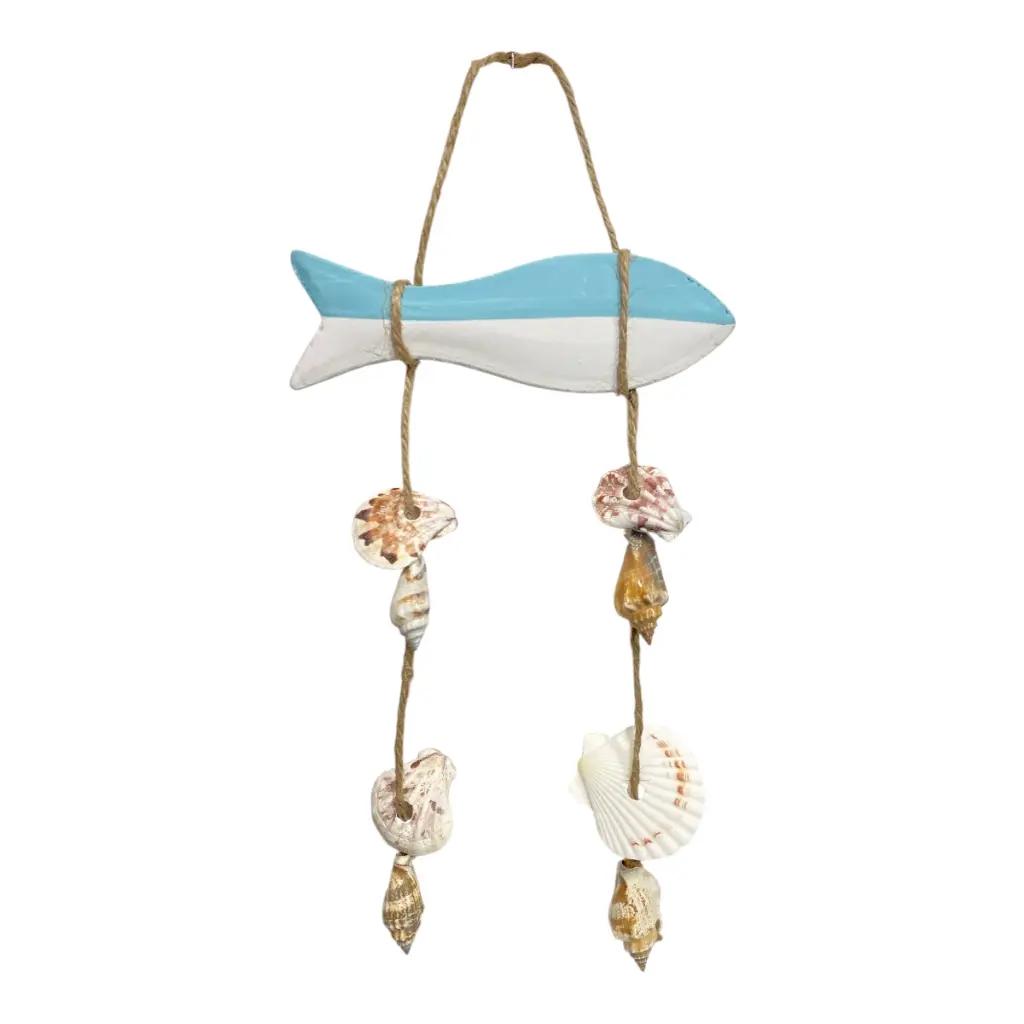 COLGANTE PESCADO MADERA  15X30CM