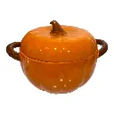 OLLA CALABAZA DE PORCELANA 25X19X15CM