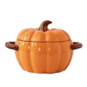 OLLA CALABAZA DE PORCELANA 25X19X15CM